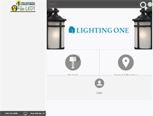 Tablet Screenshot of onesourcelighting.com